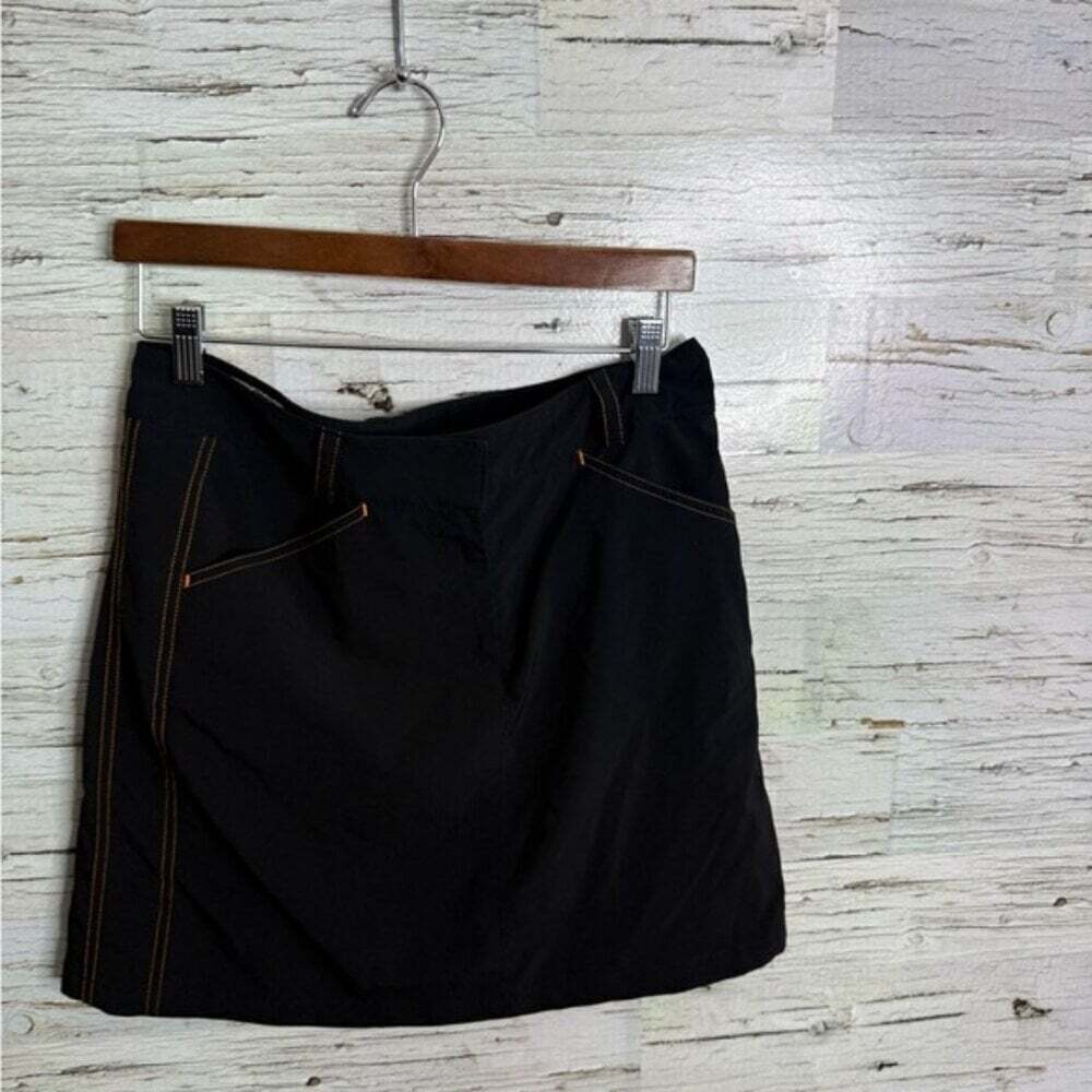 Cutter & Buck Annika black orange Golf Skort Size 6 Pockets Athletic Casual